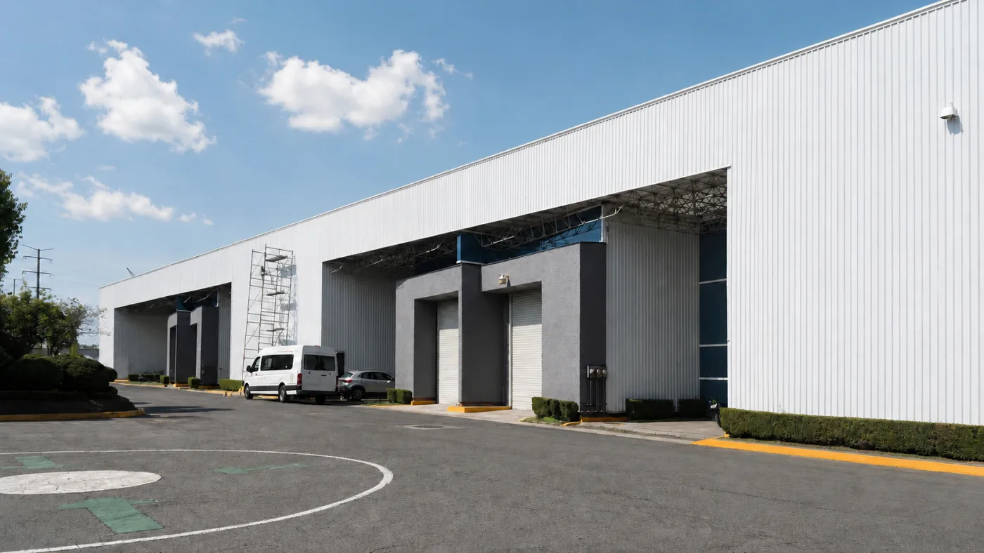 Privacy-safe view of a Mexico warehouse