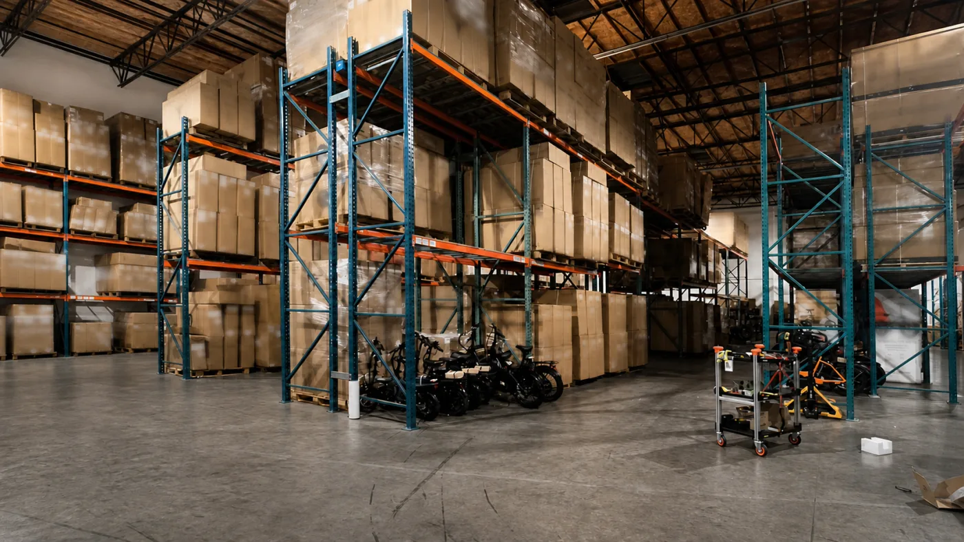 Privacy-safe view of a North America warehouse